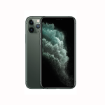 Image of an iPhone 11 Pro Max with 64GB storage, showcasing its elegant design and advanced triple-camera system.