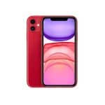 Apple iPhone 11 64GB in purple color with dual-camera system and Liquid Retina display.