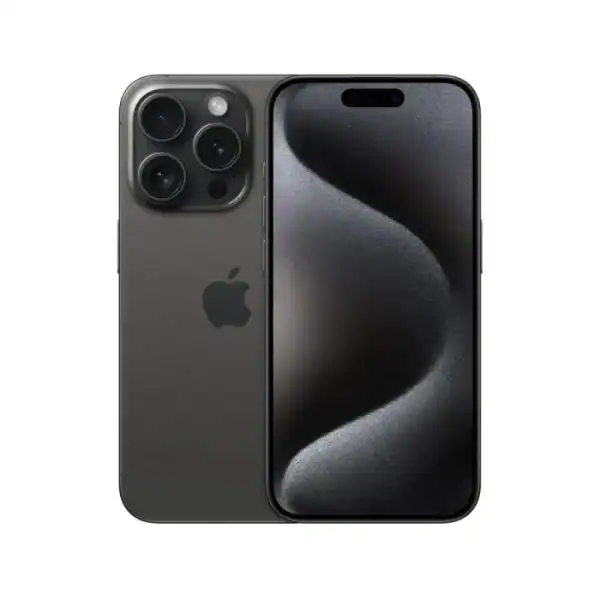 Used Apple iPhone 15 Pro 256GB in Black Titanium, featuring A17 Pro chip, pro-level cameras, and premium titanium design for ultimate performance and style.