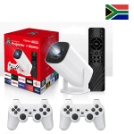 iscover the versatile 2-in-1 Game Projector, merging a powerful projector and built-in gaming system for immersive home entertainment. Play games and watch your favorite content in high definition with this innovative all-in-one projector, perfect for every entertainment lover.