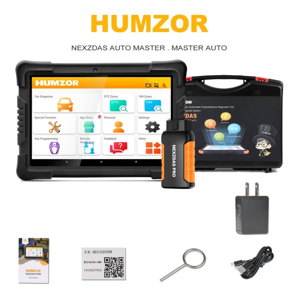Humzor NexzDAS Pro | Advanced Bluetooth OBD2 Diagnostic Tool